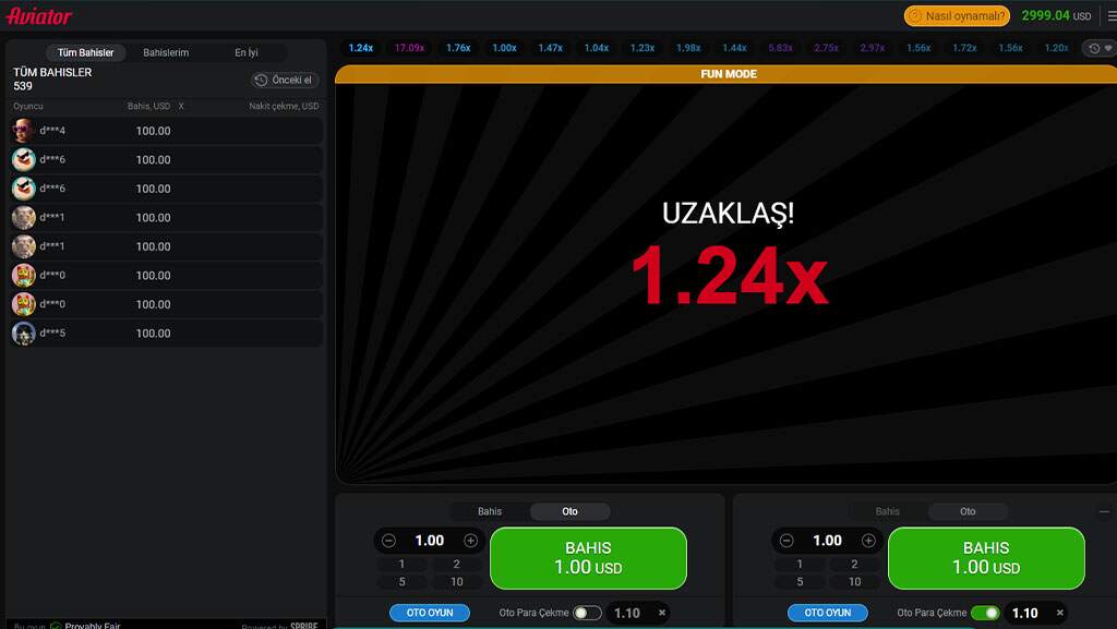 Aviator online casino