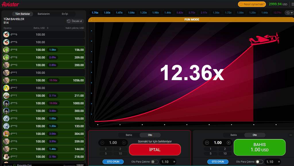 Aviator takti̇kleri̇